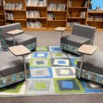 Ray Childers Elementary_Chameleon Square Chairs with Table Arm